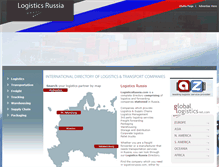 Tablet Screenshot of logisticsrussia.com